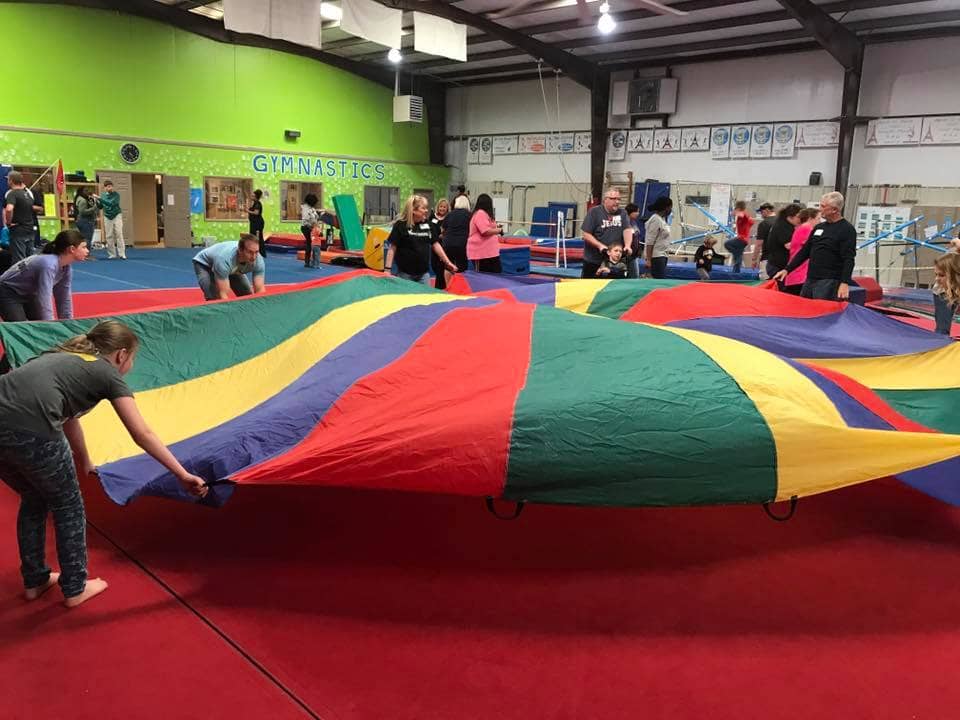 Photo of the Parent and Tot program at Paulding Gymnastics